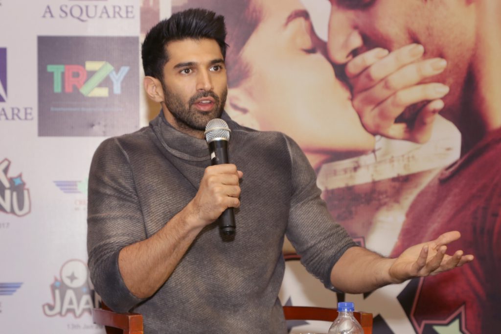 New Delhi: Actor Aditya Roy Kapur during a press conference to promote his upcoming film 