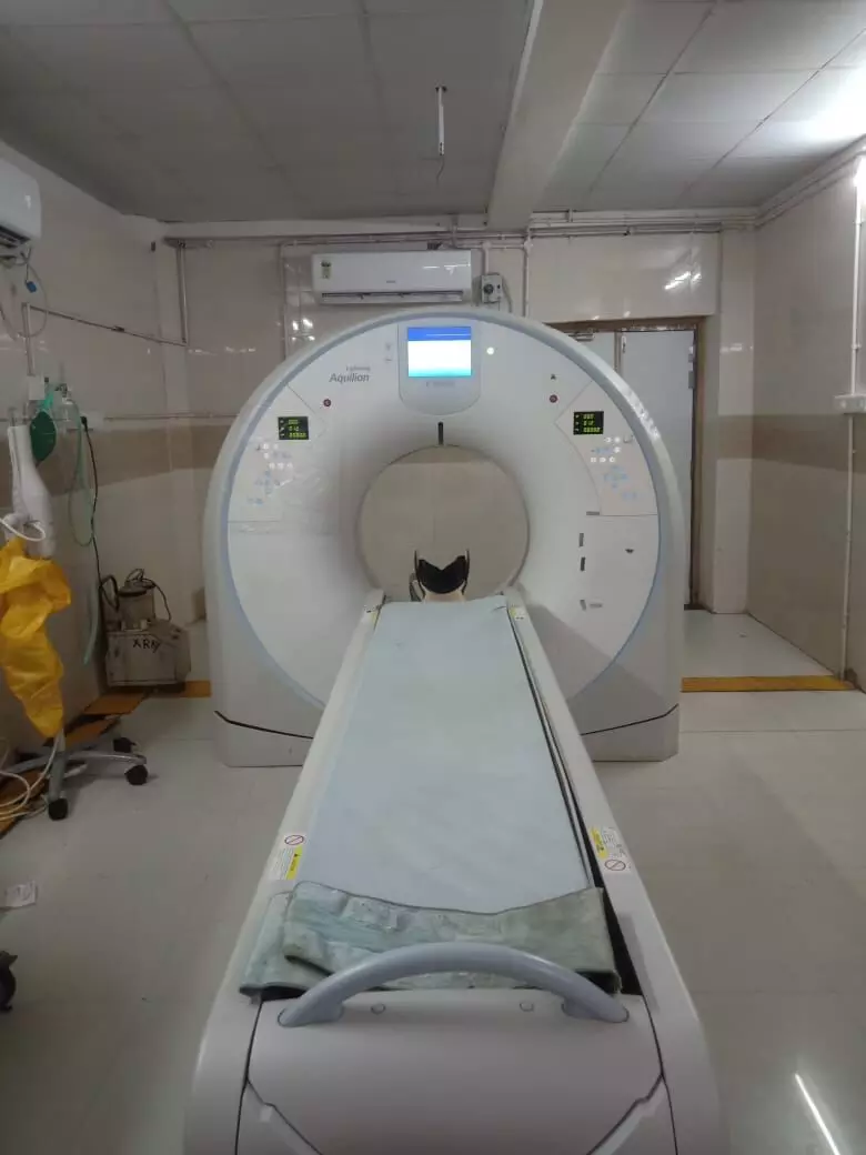 Radiology department of Sayaji Hospital did free CT scan of almost all Covid patients