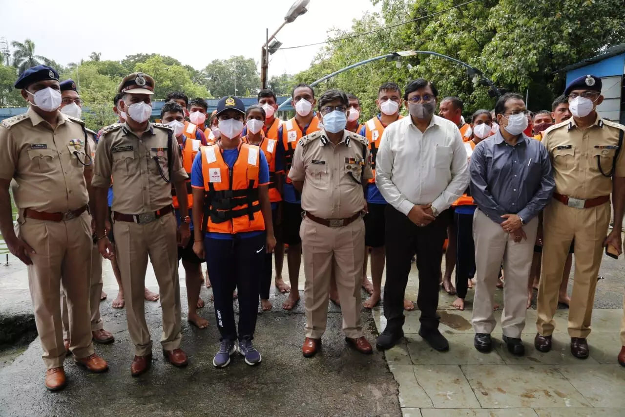 Railway Flood Relief Team Conducts Mock Drill in rescue and relief of passengers held in trains during monsoon