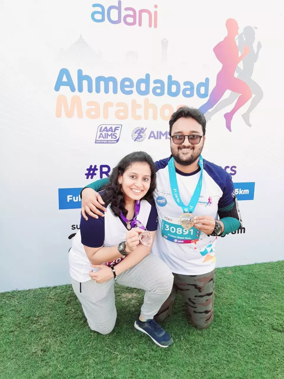Consistent Running Couple of Vadodara reached another milestone