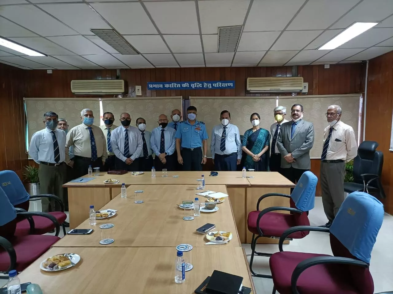 Air Marshal Sandeep Singh, AOC-in-C SWAC visited Air Force Association Gandhinagar