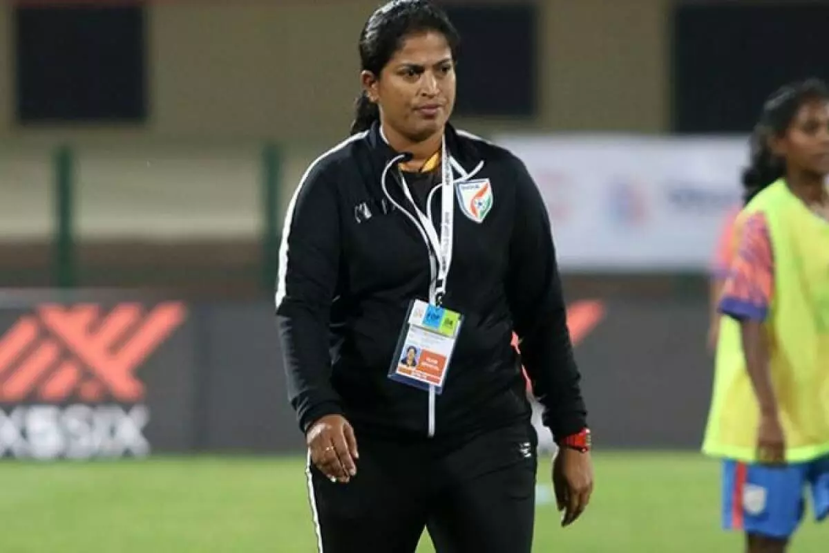 Indian womens football team head coach Maymol Rocky quits