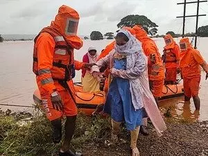 150 NDRF teams engaged in rescue ops in floods, landslides affected areas