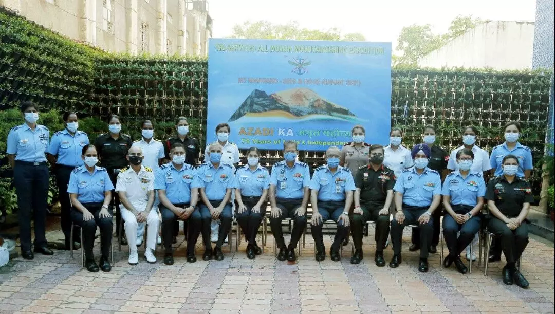 Indian Air Force organises tri services mountaineering expedition to mount Manirang