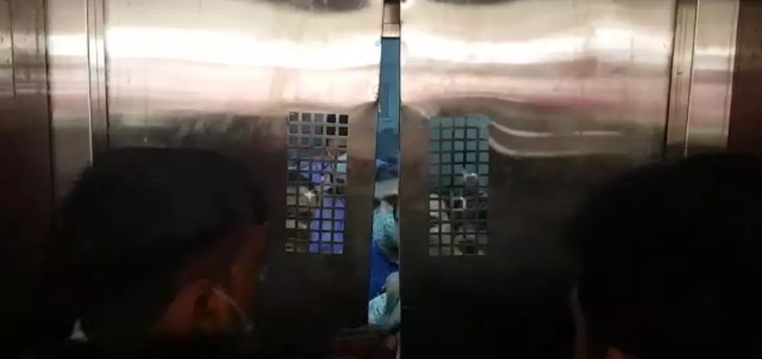 12 people stuck inside lift inside Pramukh Swami Town Hall in Padra