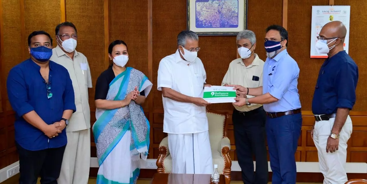 Reliance Foundation provides 2.5 lakh COVID-19 vaccine doses free to the Kerala government