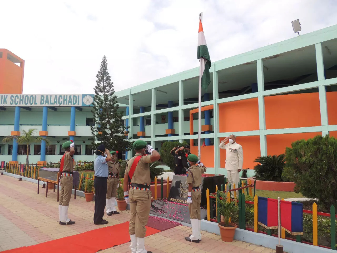 Sainik School Balachadi, Jamnagar celebrated 75th Independence Day