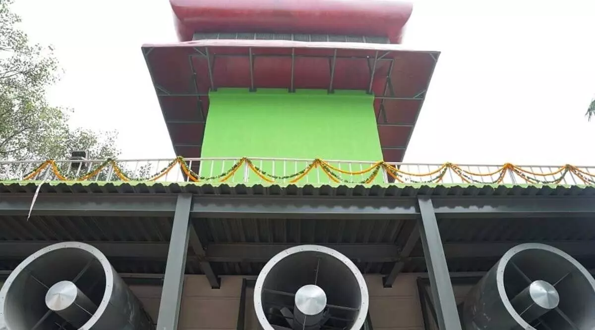 Arvind Kejriwal inaugurates Delhis first smog tower