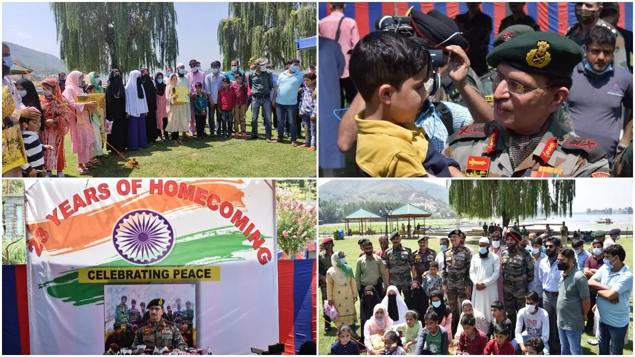 23 years of homecoming commemorate at Manasbal lake