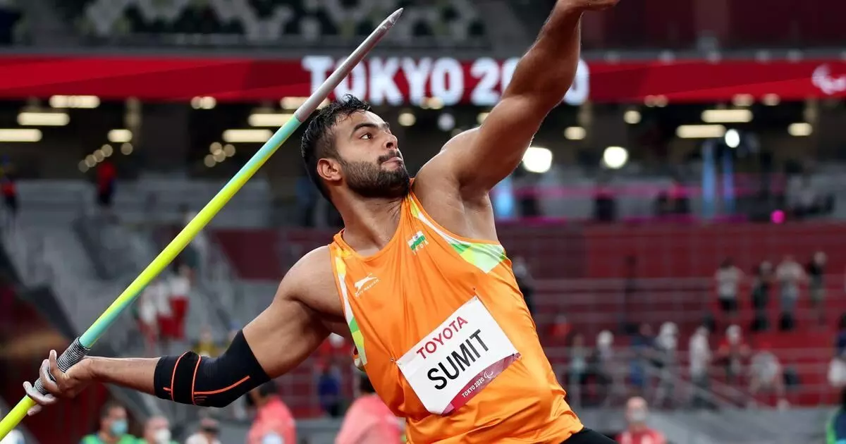 Tokyo Paralympics: Sumit Antil clinches Gold in Mens Javelin Throw F64 event