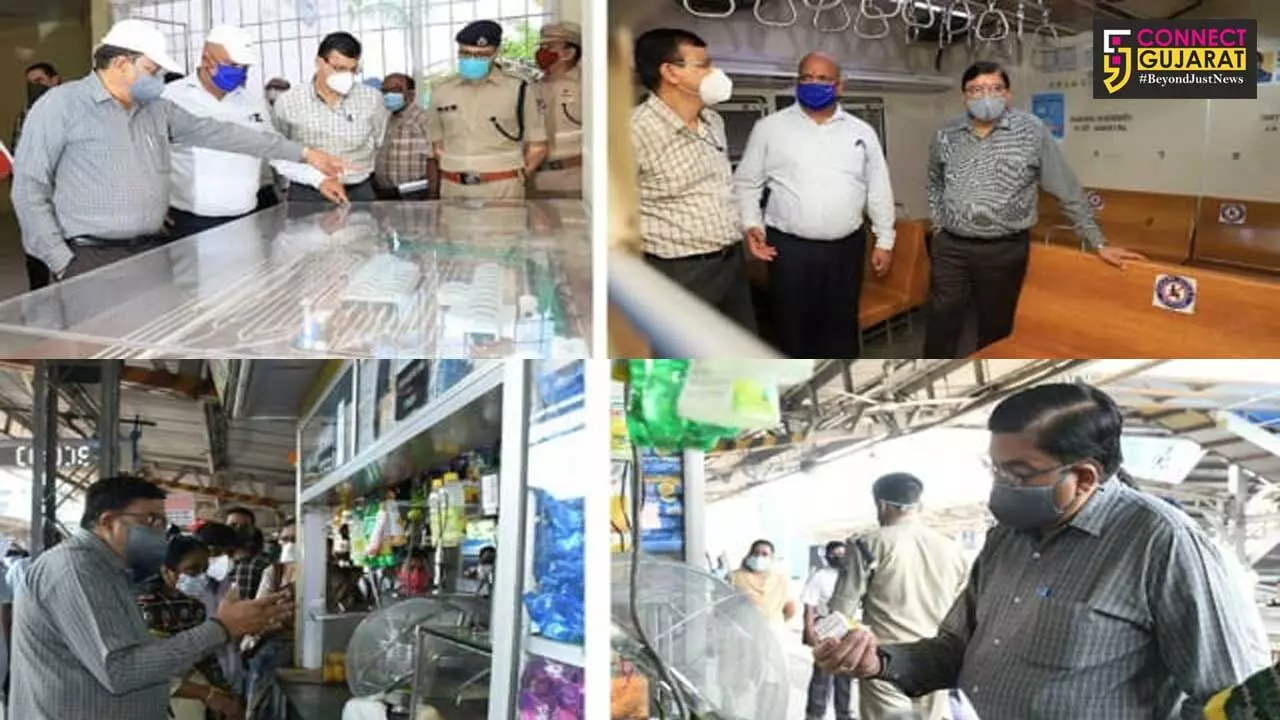Western Railway GM conducts surprise inspection of Mumbai suburban section