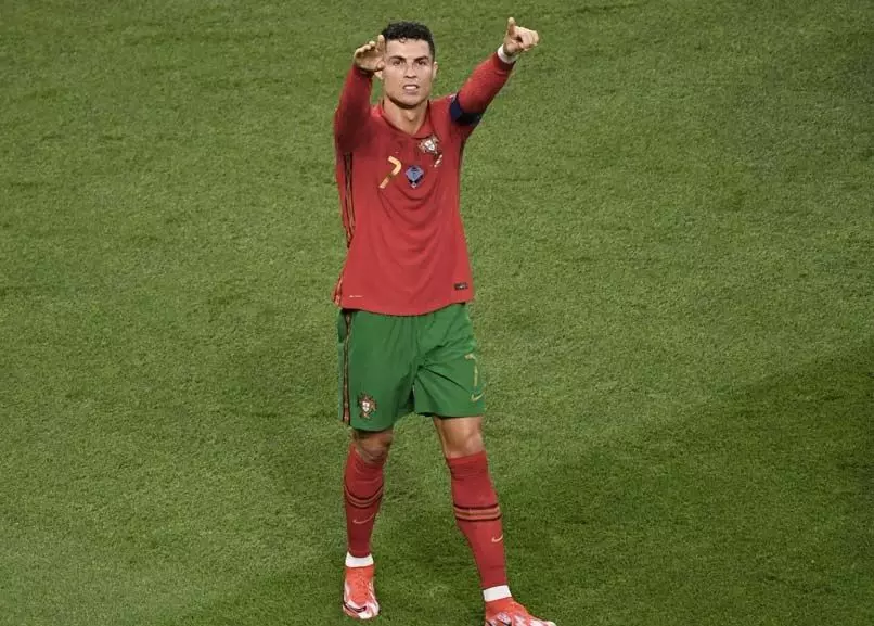 Cristiano Ronaldo breaks Irans Ali Daei dcoring world record in Portugals 2-1 win