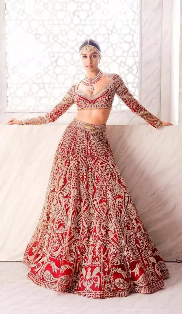 Actress Shraddha Kapoor turned showstopper for Designer Falguni & Shane Peacock at the FDCI India Couture Week 2021