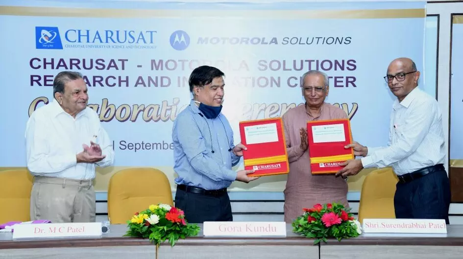 Motorola will set up Gujarats first Research and Innovation Center at CHARUSAT