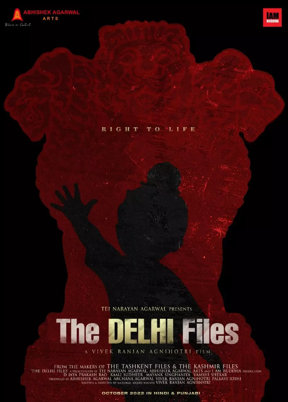 Abhishek Agarwal Arts & I am Buddha Productions The Delhi Files title poster out