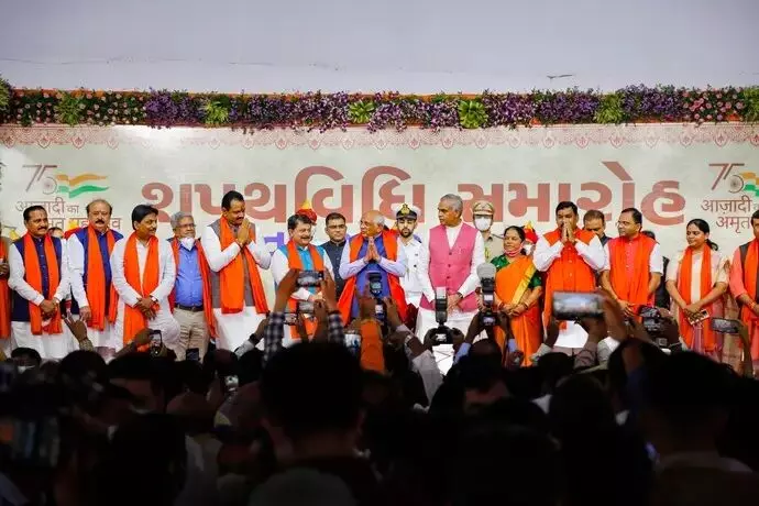 Gujarat cabinet reshuffle: 24 ministers take oath, first meeting at 4:30 pm
