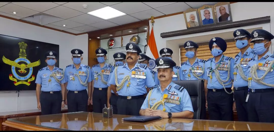Air Chief Marshal VR Chaudhari took over as the Chief of the Air Staff