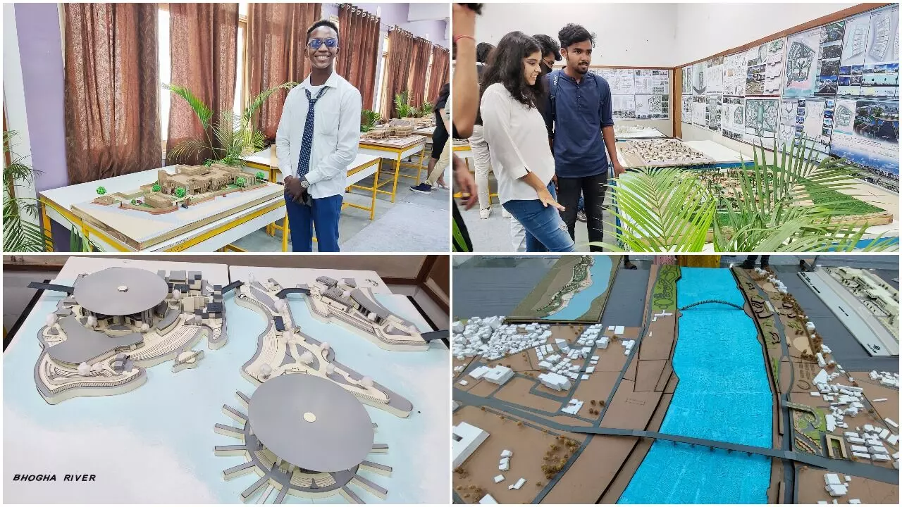 Parul University holds a unique display of art and creativity on World Architecture Day
