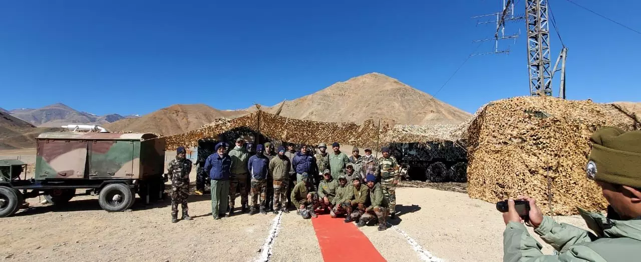 CAS visited Leh and IAF deployments at forward areas of Northern sector