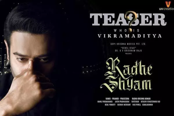Radhe Shyam: Introducing Prabhas as Vikramaditya, trailer realeased on the actors birthday