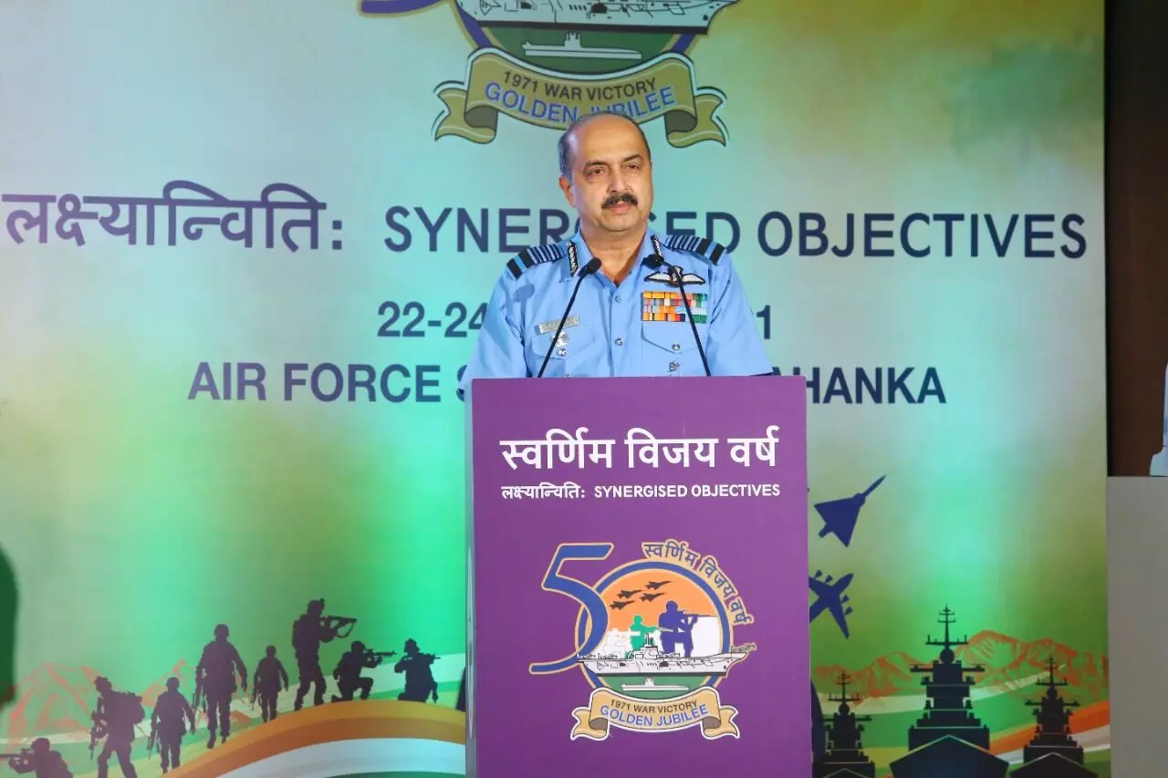 Swarnim Vijay Varsh Conclave - Lakshyanviti concludes at Air Force station Yelahanka