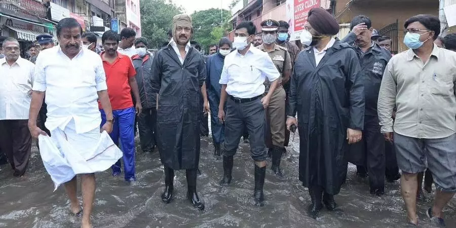 Rains lash Chennai, CM Stalin visits flooded localities