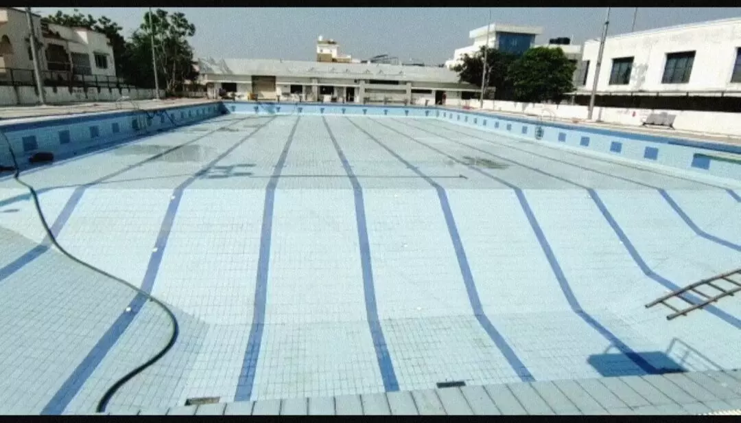 VMSS Leader of Opposition visited closed gymnasium inside Karelibaug swimming pool