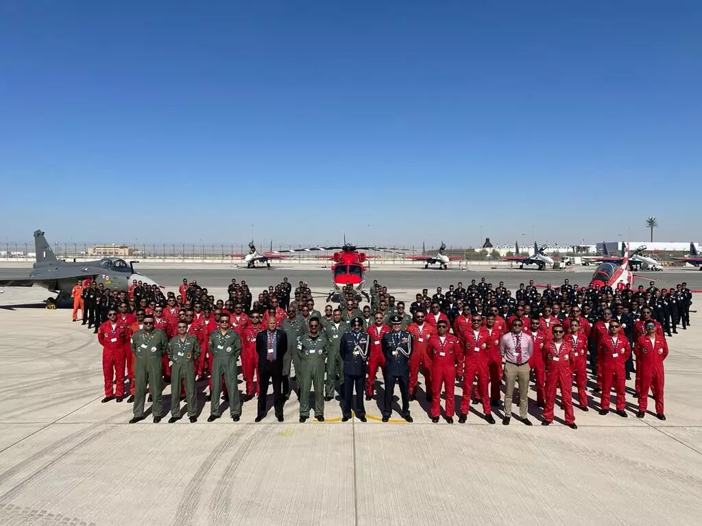 IAF team showcased their skills on opening day at Dubai Air Show