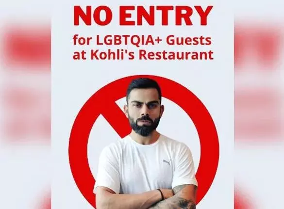 Virat Kohlis restaurant chain accused of discrimination against LGBTQIA+