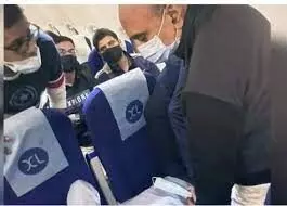 Bhagwat Karad, a Union minister, saves a passengers life in mid-flight.