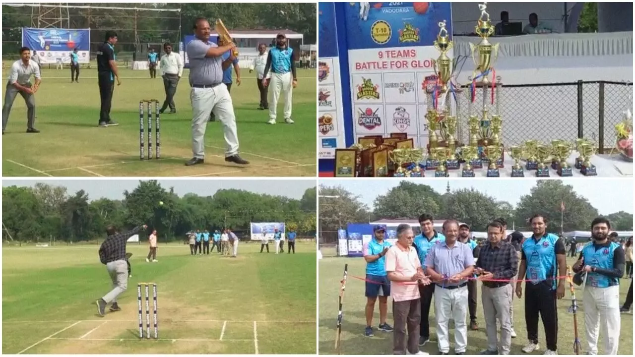 Dentists from Gujarat and Mumbai features in cricket tournament playing at Vadodara