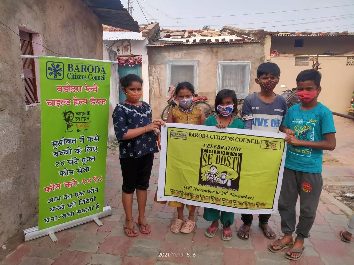 Baroda Citizens Council celebrated Childline Se Dosti Week