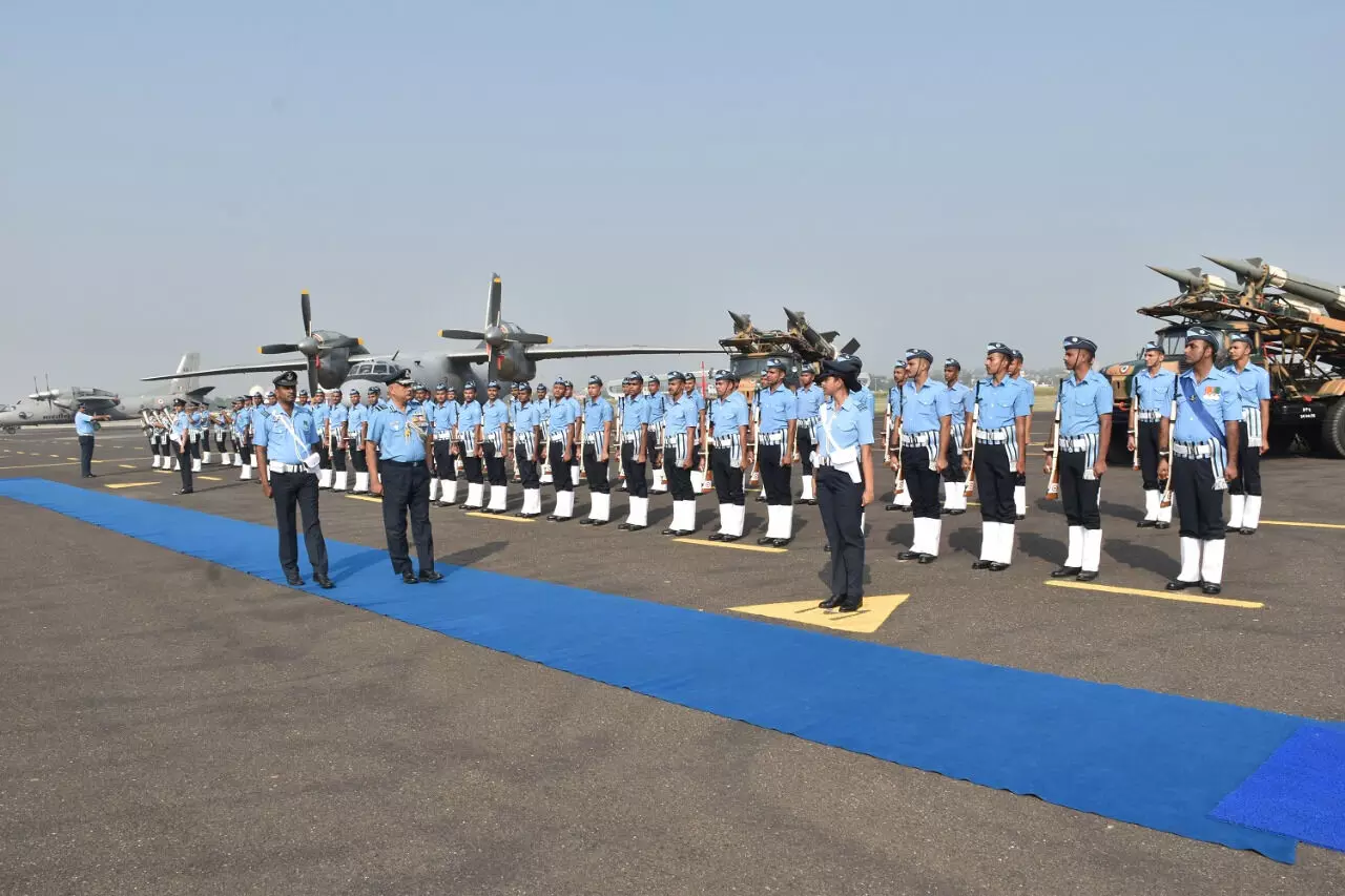 Air Marshal Vikram Singh, Air Officer Commanding-in-Chief, South Western Air Command visited Air Force Station Vadodara