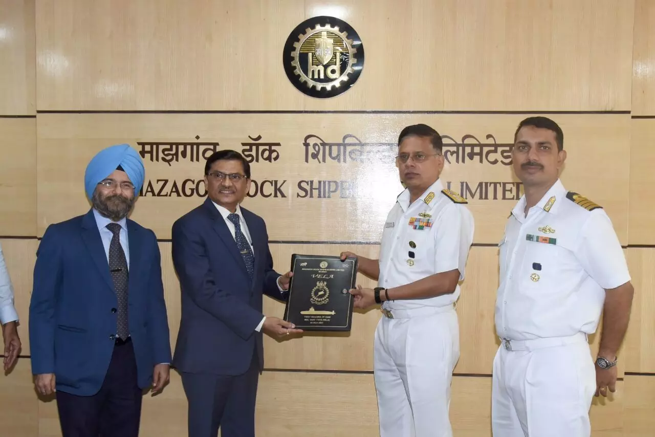 Indian Navy commissions Submarine INS Vela