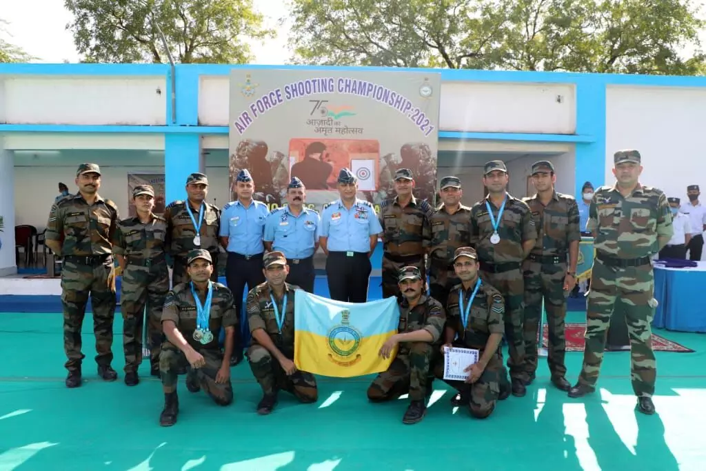 Indian Air Force Shooting Championship held at Vayushakti Nagar, Gandhinagar