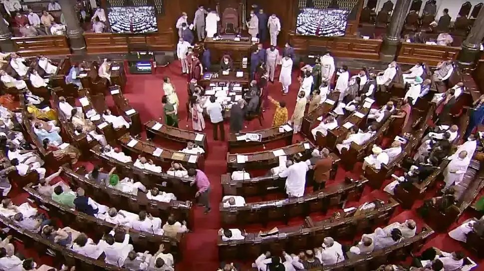 12 Rajya Sabha MPs suspended for rest of Winter Session