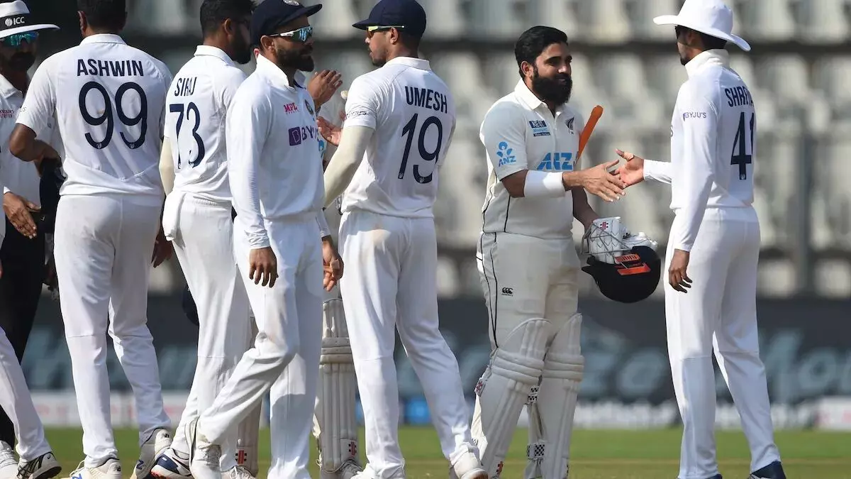 India vs NZ: India win 2nd test against New Zealand by 372 runs in Mumbai