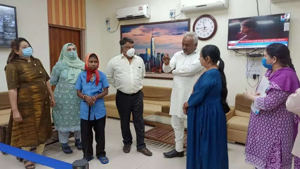Happy ending of a story as the Sayaji Hospital family unite a mother with her daughter