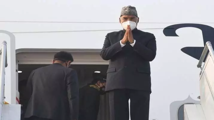 President Kovind arrives in Bangladesh on his 3-day visit