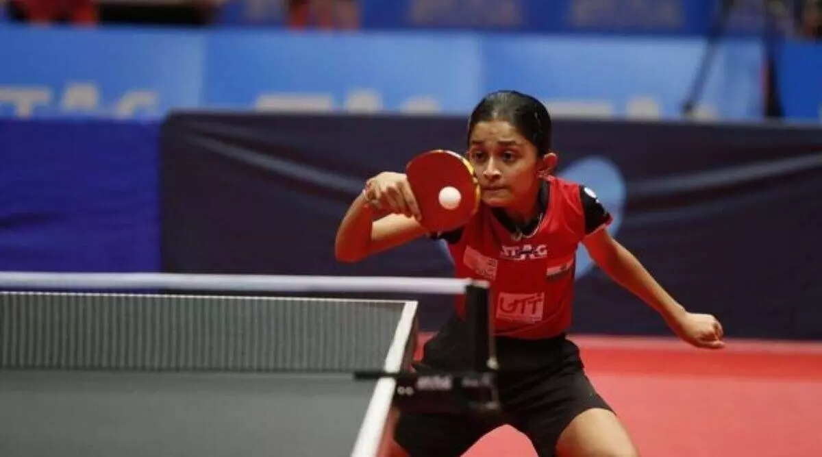 Hansini Mathan Rajan of India defeats the youngest athlete in the Tokyo Olympics to win the ITTF title
