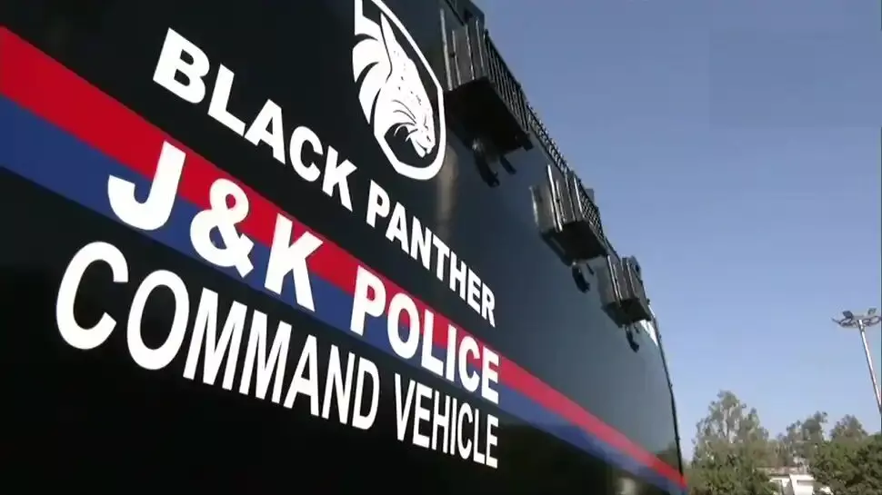 The J&K Police Department has inducted Black Panther vehicles for anti-terrorism and surveillance operations