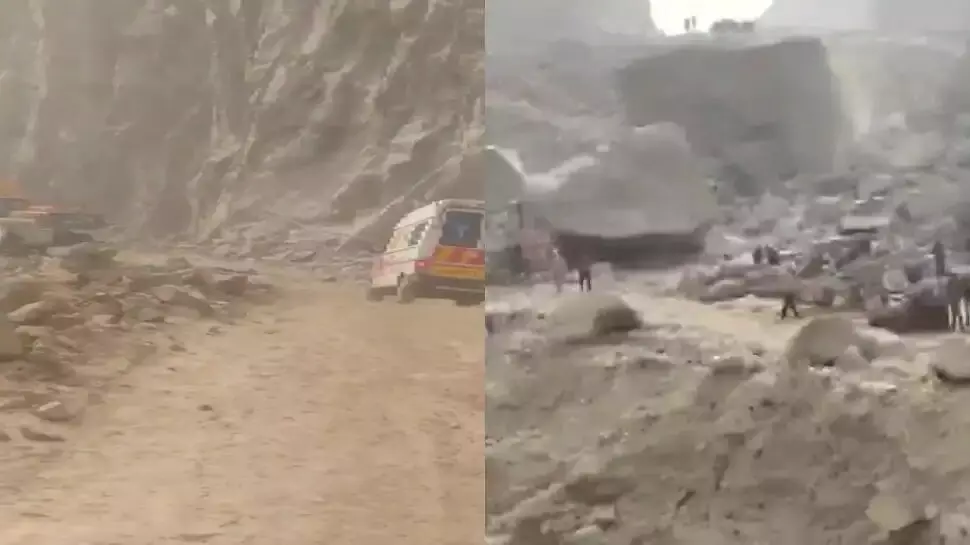 Landslide in  Haryanas mining zone, 2 dead, rescue underway