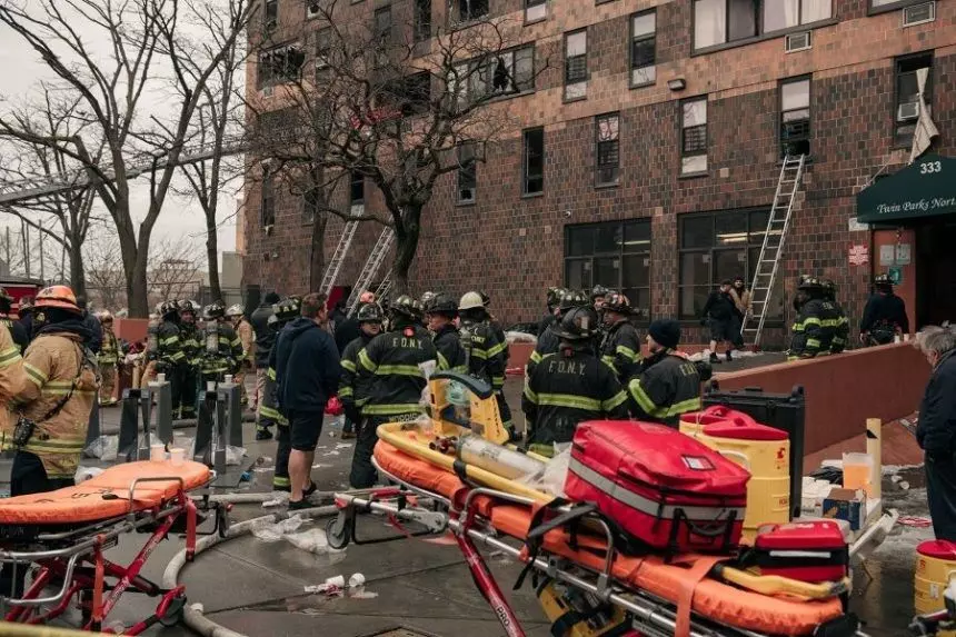 New York: Massive fire in building leaves 19 people dead, including nine children
