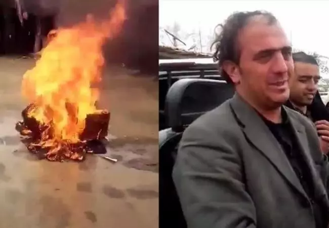 Taliban Burn Instrument In Front Of Afghan Musician As He Cries