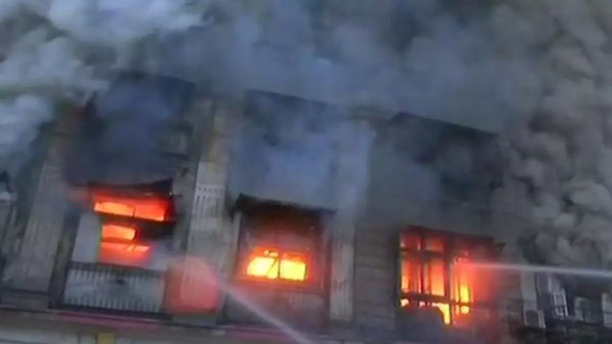 Fire breaks out at Park Show cinema hall in Kolkata, no casualties