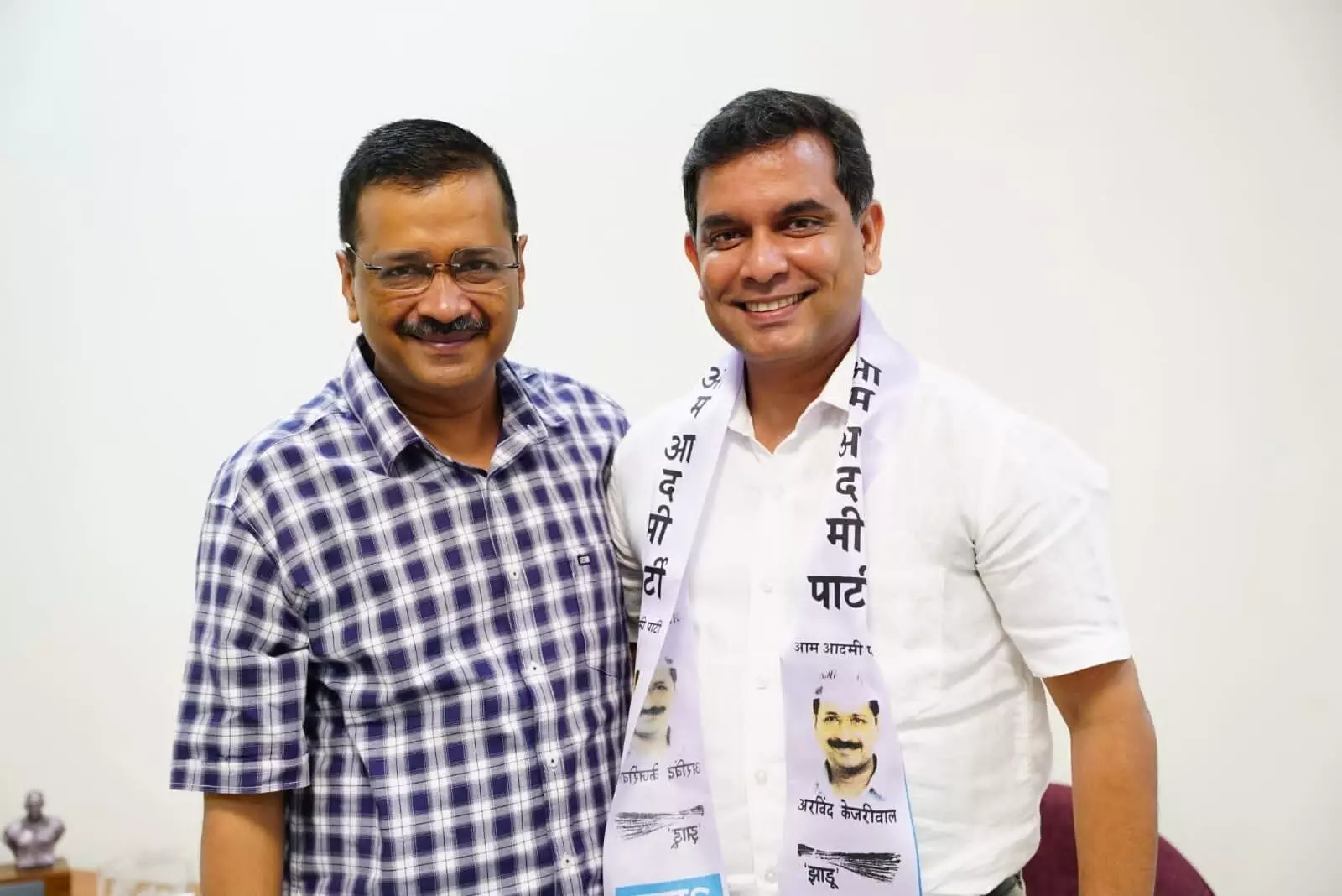 Arvind Kejriwal announced Amit Palekar as the AAPs candidate for Chief Minister of Goa