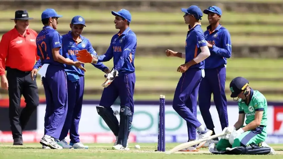 India beat Ireland by 174 runs to go to the ICC U19 World Cup quarterfinals