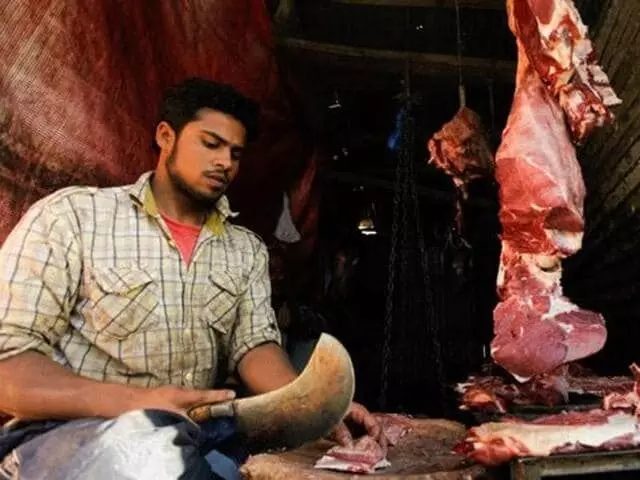 In Ahmedabad, 450 kg of cow meat seized, one arrested
