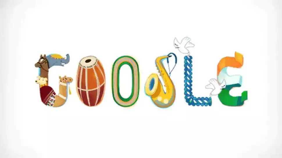 Google created a special parade doodle to commemorate Indias 73rd Republic Day