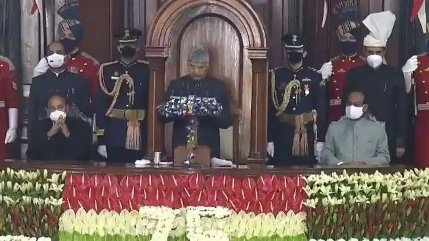 Ram Nath Kovind, President of India, addresses joint session of Parliament